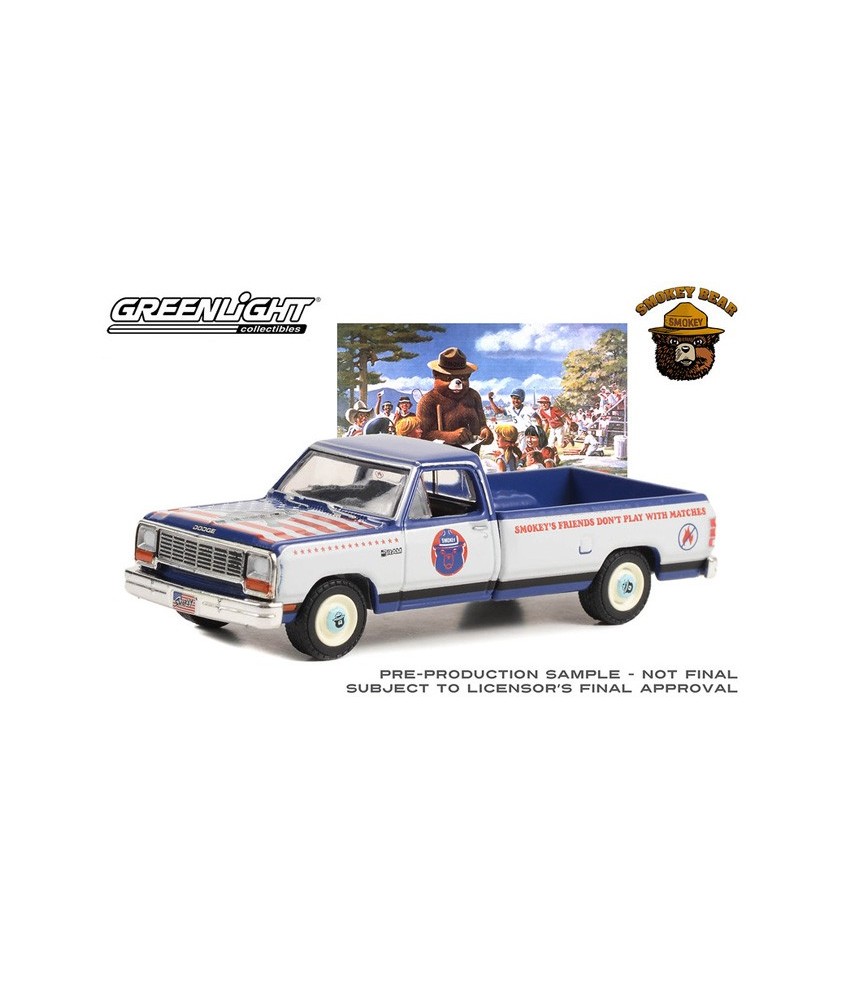 Greenlight Smokey Bear Series 2 - 1989 Dodge Ram D-150 Truck