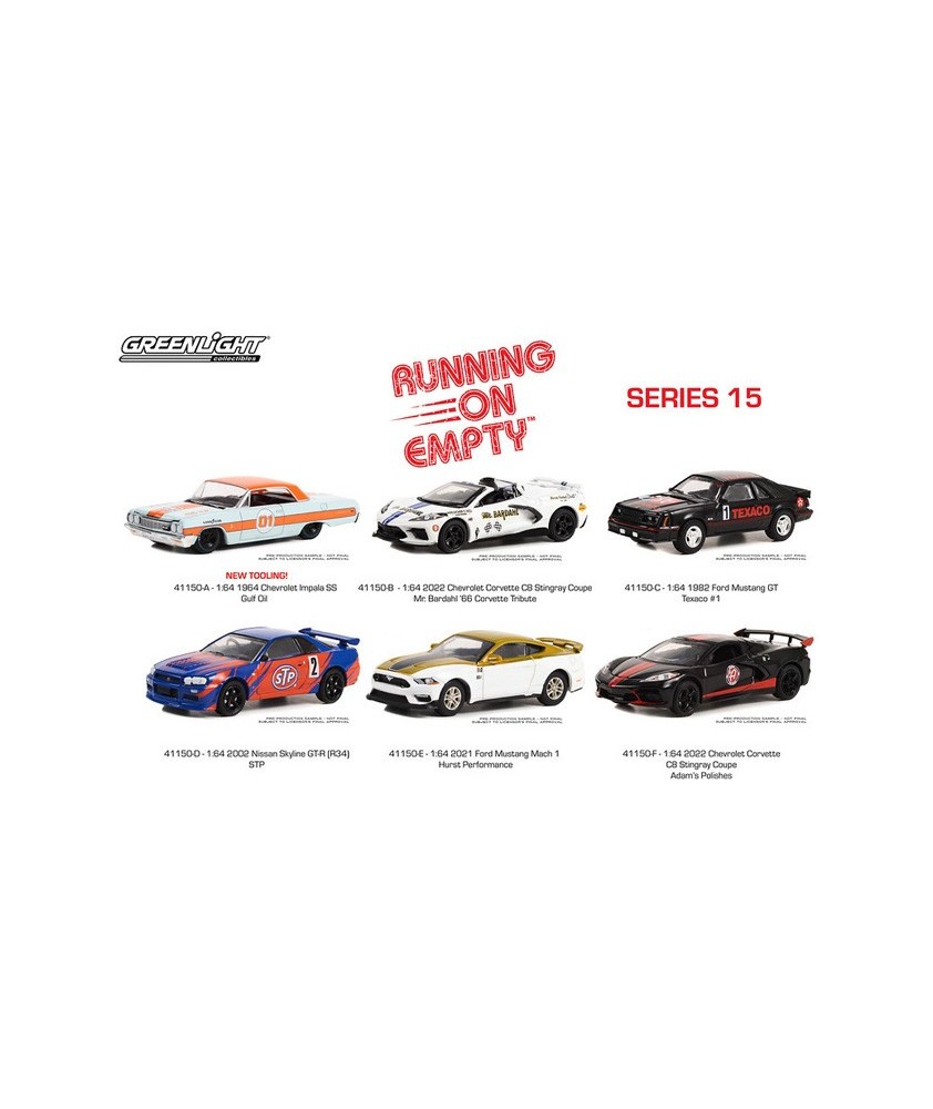 Greenlight Running On Empty Series 15 - Six Car Set