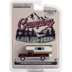 Greenlight Hobby Exclusive - 1981 Dodge Ram D-250 Royal with Large Camper
