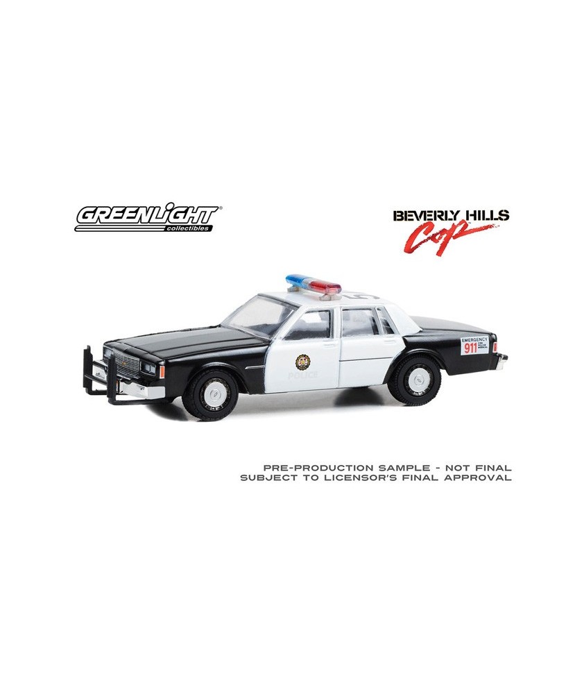 Greenlight Hollywood Series 39 - 1981 Chevrolet Impala Police Car Beverly Hills Cop