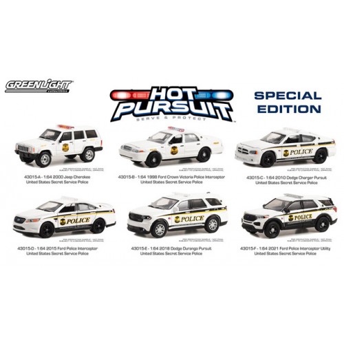 Greenlight Hot Pursuit Special Edition - United States Secret Service Police Set