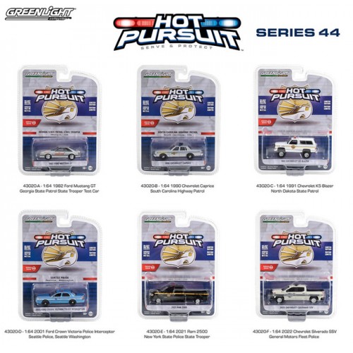 Greenlight Hot Pursuit Series 44 - Six Car Set