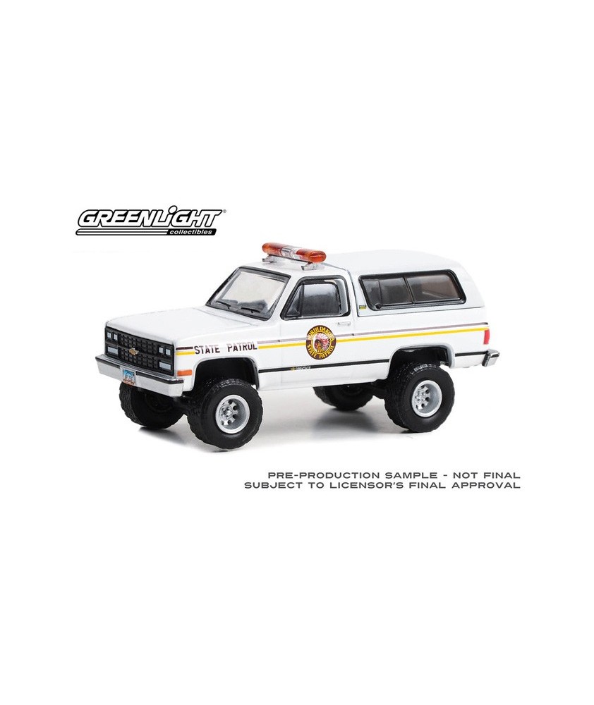 Greenlight Hot Pursuit Series 44 - 1991 Chevrolet K5 Blazer North Dakota State Patrol