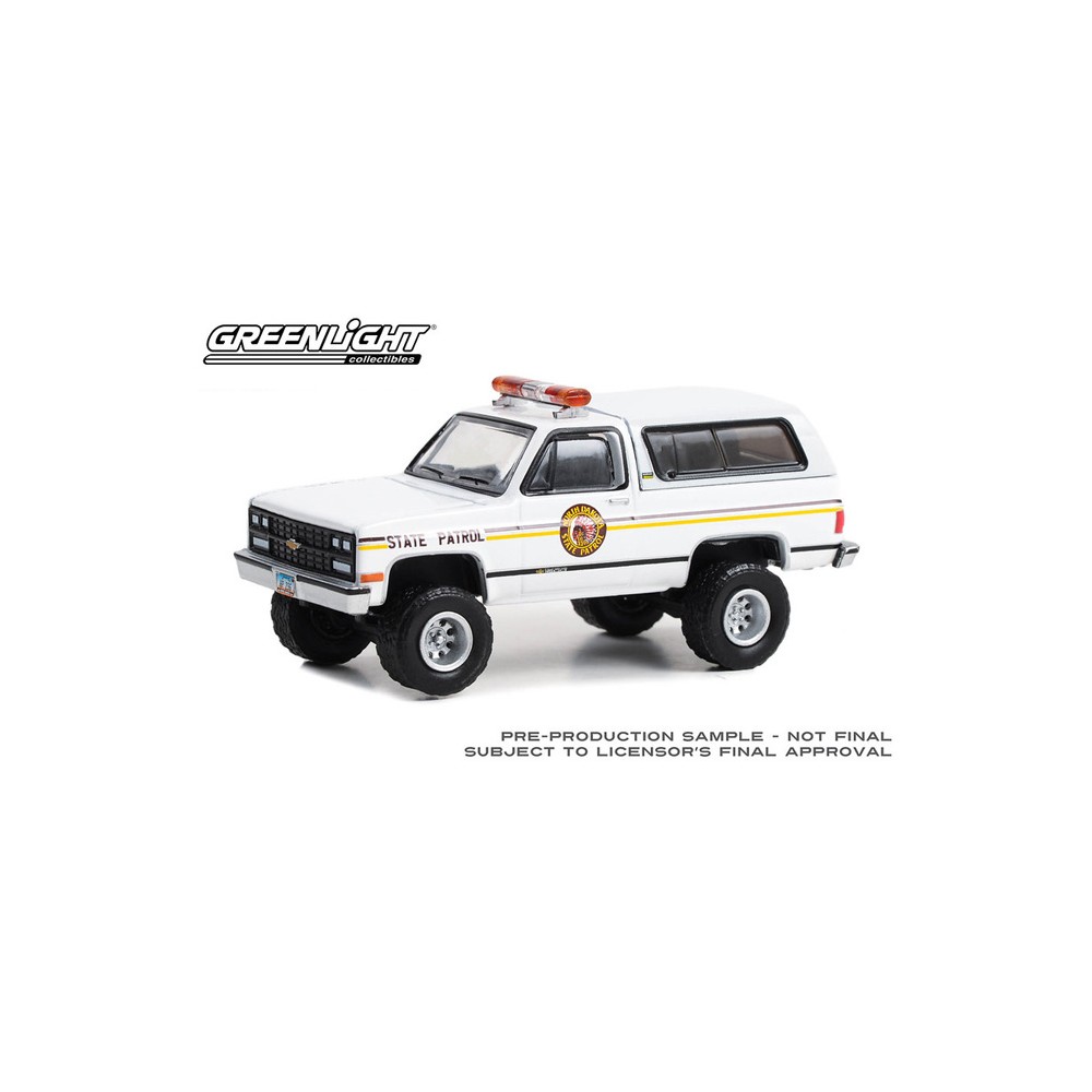 Greenlight Hot Pursuit Series 44 - 1991 Chevrolet K5 Blazer North Dakota State Patrol