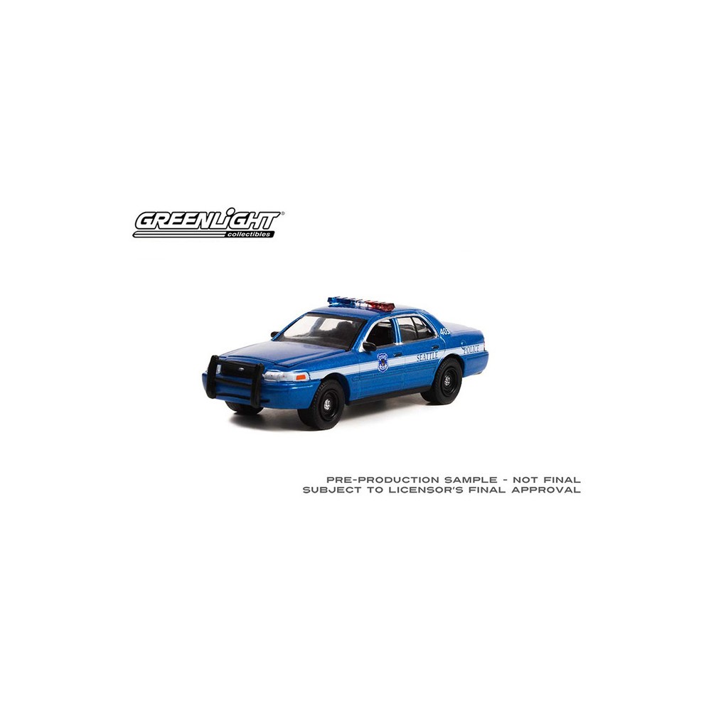 Greenlight Hot Pursuit Series 44 - 2021 Ford Crown Victoria Police Interceptor Seattle Police