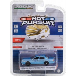 Greenlight Hot Pursuit Series 44 - 2021 Ford Crown Victoria Police Interceptor Seattle Police