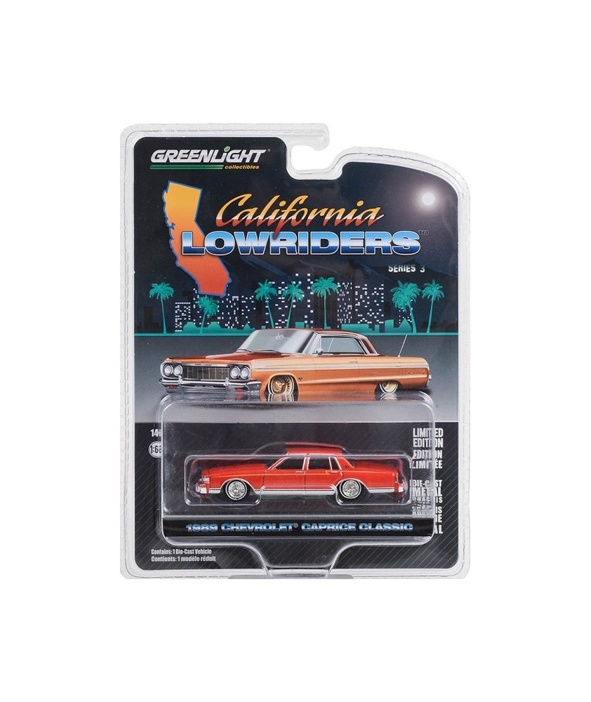 GREENLIGHT California Lowriders シリーズ　3 Greenlight California Lowriders Series 3 - 1989 Chevy Caprice Classic
