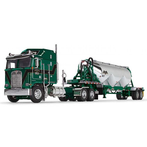 DCP by First Gear - Big Rigs Series Kuhnle Brothers Kenworth K100 Aerodyne COE with Pneumatic Tanker Trailer