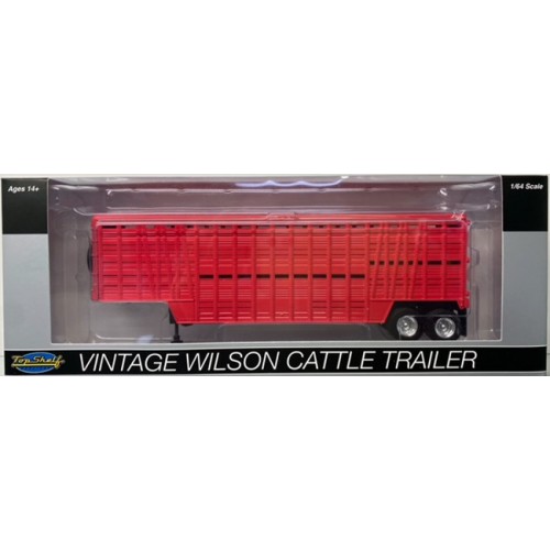 Top Shelf Replicas - Vintage Wilson Cattle Trailer Red