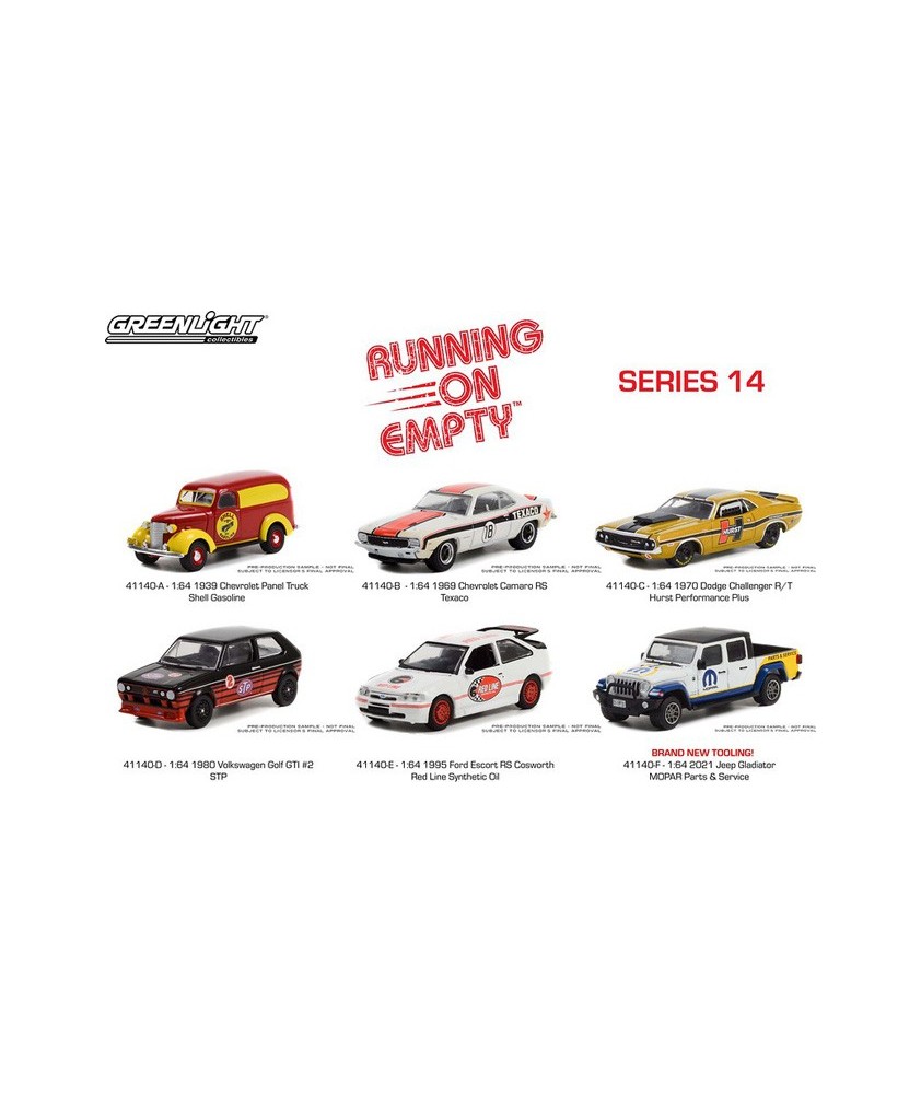 Greenlight Running On Empty Series 14 - Six Car Set