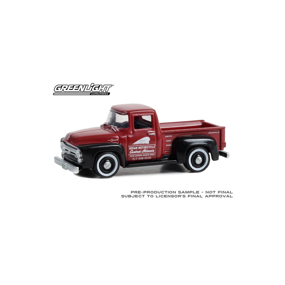 Greenlight Blue Collar Series 12 - 1956 Ford F-100 Indian Motorcycle