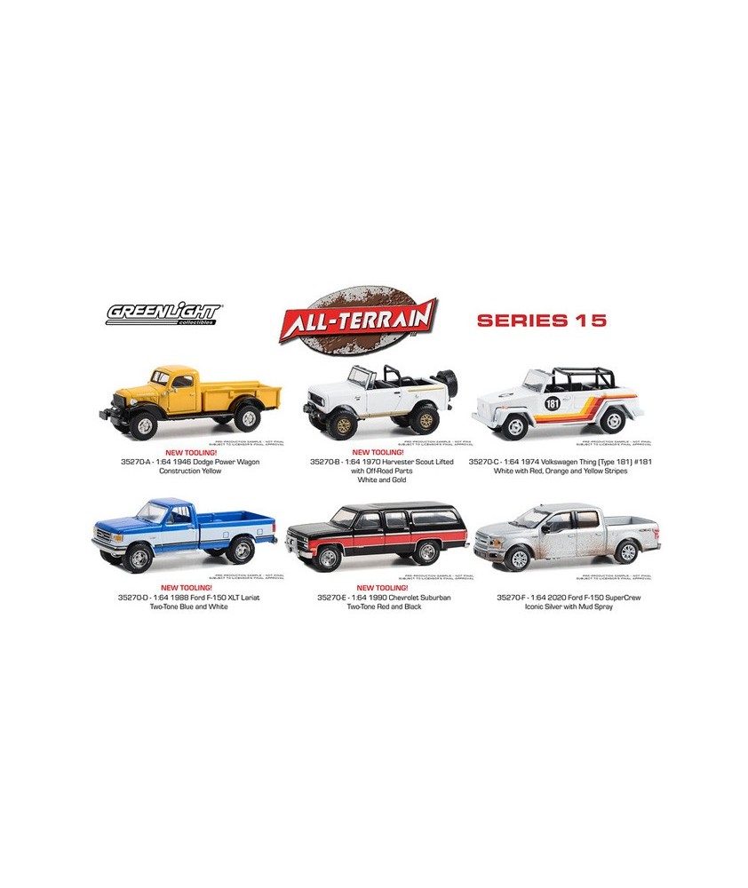 Greenlight All-Terrain Series 15 - Six Truck Set