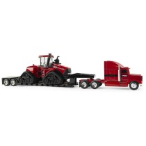 Ertl Case IH - AFS Connect Steiger 620 Quadtrac Tractor with Semi and Lowboy Trailer