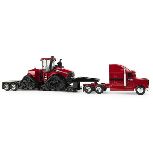 Ertl Case IH - AFS Connect Steiger 620 Quadtrac Tractor with Semi and Lowboy Trailer