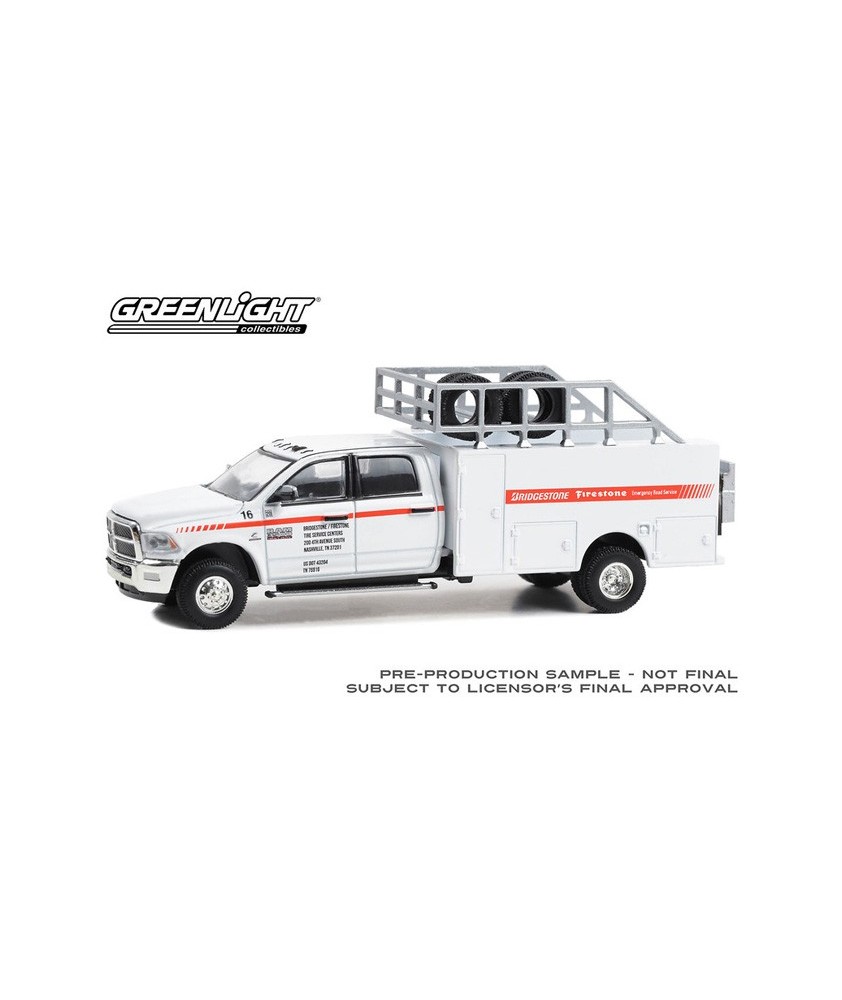 Greenlight Dually Drivers Series 13 - 2018 RAM 3500 Dually Tire Service Truck