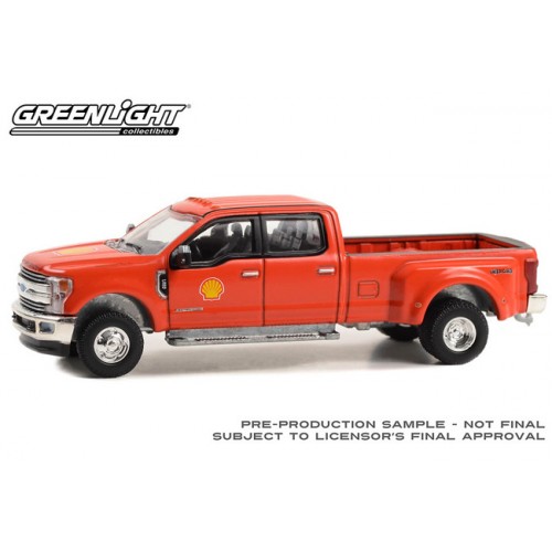 Greenlight Dually Drivers Series 13 - 2019 Ford F-350 Lariat Dually Shell Oil
