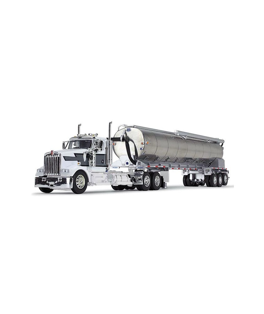 DCP by First Gear - Kenworth W900L Day Cab with Walinga Bulk Feed Tank Trailer