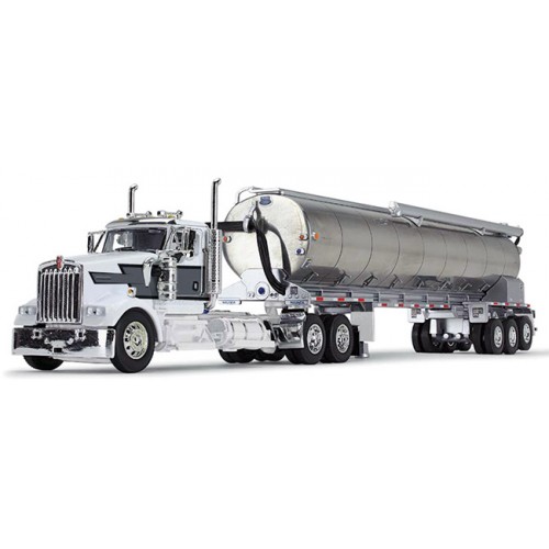 DCP by First Gear - Kenworth W900L Day Cab with Walinga Bulk Feed Tank Trailer