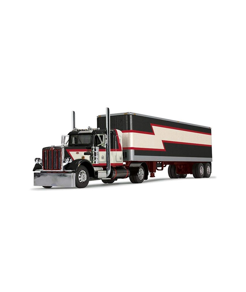 DCP by First Gear - Peterbilt 379 Single-Axle Tractor with Vintage Van Trailer