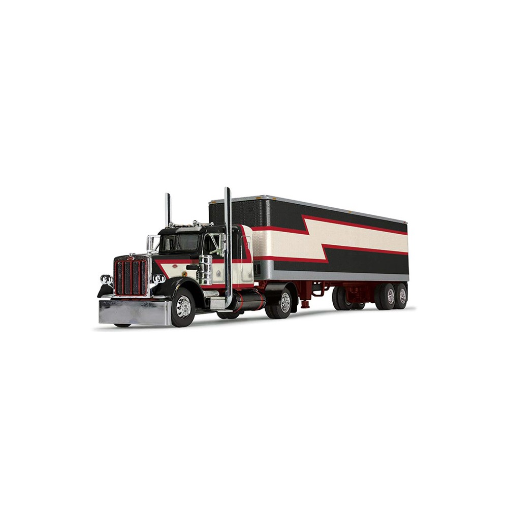 DCP by First Gear - Peterbilt 379 Single-Axle Tractor with Vintage Van Trailer
