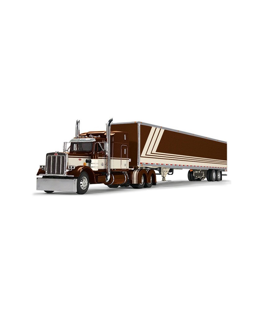 DCP by First Gear - Peterbilt Model 359 with Utility Van Trailer