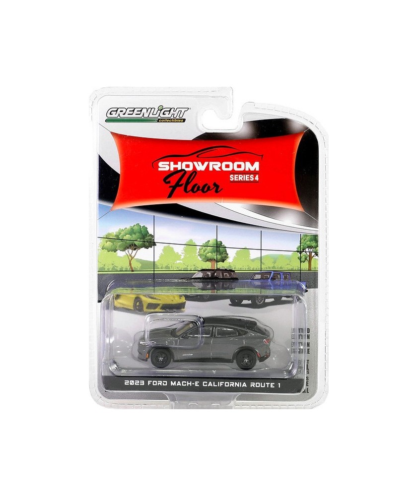 Diecast model cars Ford Mustang 1/64 Greenlight Mach-E GT blau 2023 1