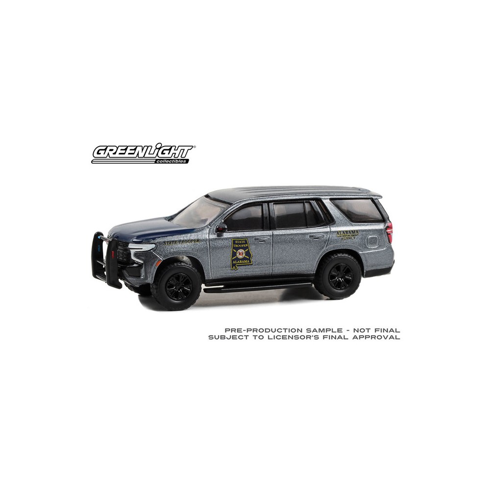Greenlight Hot Pursuit Hobby Exclusive - 2022 Chevy Tahoe Police Pursuit Vehicle Alabama State Trooper