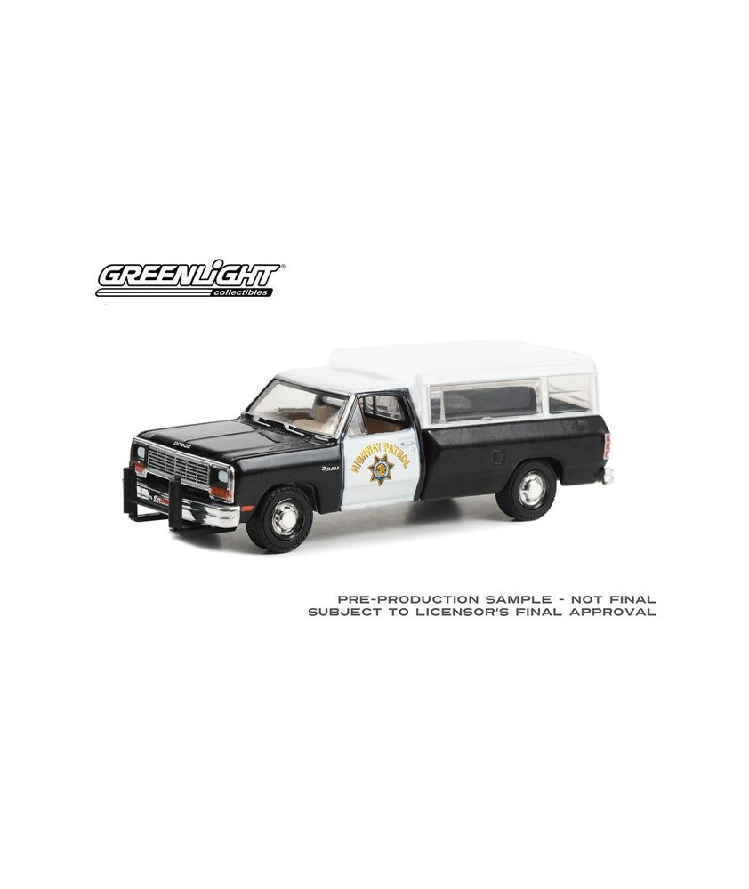 Greenlight Hobby Exclusive - 1985 Dodge Ram D-100 California Highway Patrol