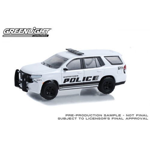 Greenlight Hot Pursuit Hobby Exclusive - 2022 Chevrolet Tahoe Police Pursuit Whitestown Metropolitan Police Department