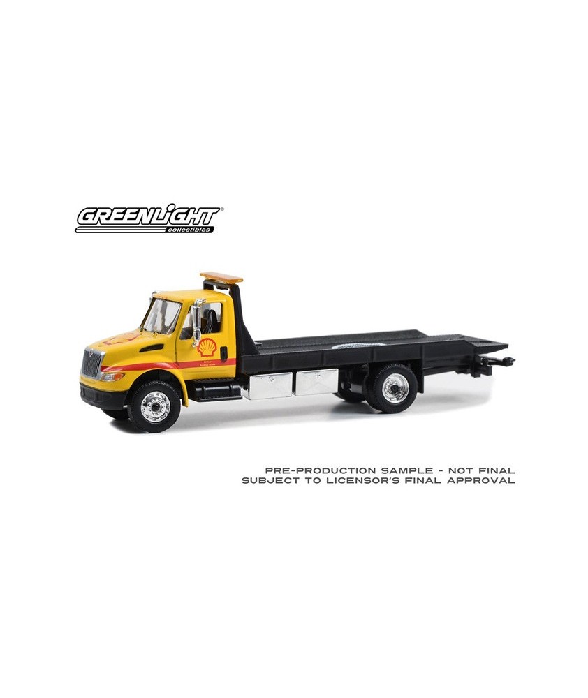 Greenlight Hobby Exclusive - International DuraStar Flatbed Shell Oil