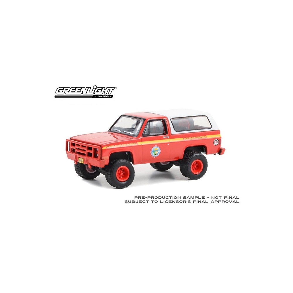 Greenlight Fire and Rescue Series 4 - 1984 Chevrolet M1009 Alaska State Fire Marshal