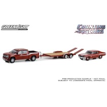 Greenlight Hollywood Hitch and Tow Series 12 - 2020 Chevy Silverado with 1969 Chevy Nova Counting Cars