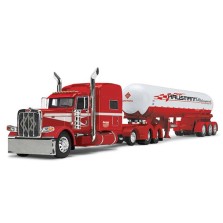 DCP by First Gear Big Rigs - Peterbilt Model 389 Tri-Axle with Mississippi LPG Tri-Axle Tanker Trailer