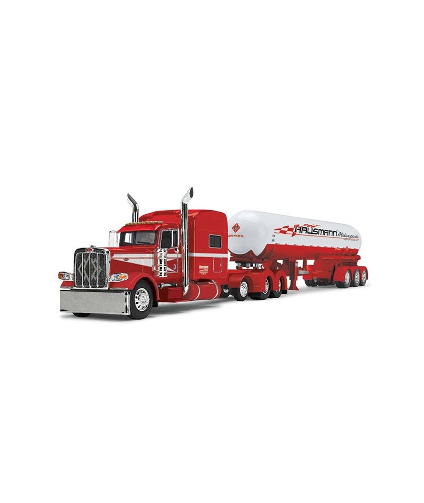 DCP by First Gear Big Rigs - Peterbilt Model 389 Tri-Axle with Mississippi LPG Tri-Axle Tanker Trailer