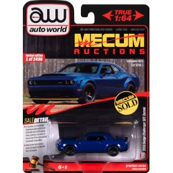 Auto World Premium Series Mecum Auctions Hobby Exclusive - 2018 Dodge Challenger SRT Demon