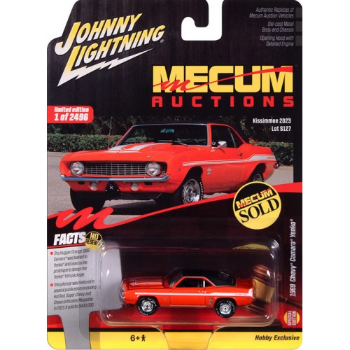 Johnny Lightning Hobby Exclusive Mecum Auctions - 1969 Chevy Camaro Yenko