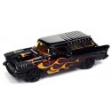 Johnny Lightning Street Freaks 2023 Release 2B - 1957 Chevy Nomad Black with Flames