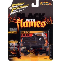 Johnny Lightning Street Freaks 2023 Release 2B - 1957 Chevy Nomad Black with Flames