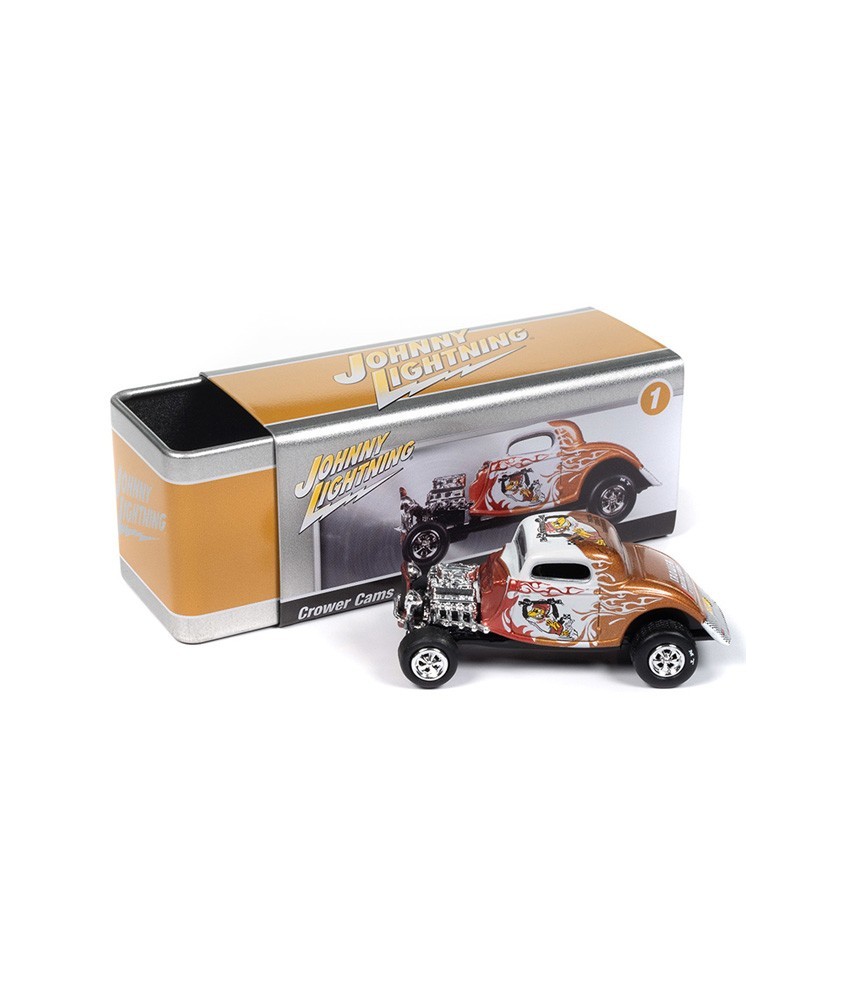 Johnny Lightning Pro Collector Storage Tin 2023 Release 3A - 1934 Ford Coupe