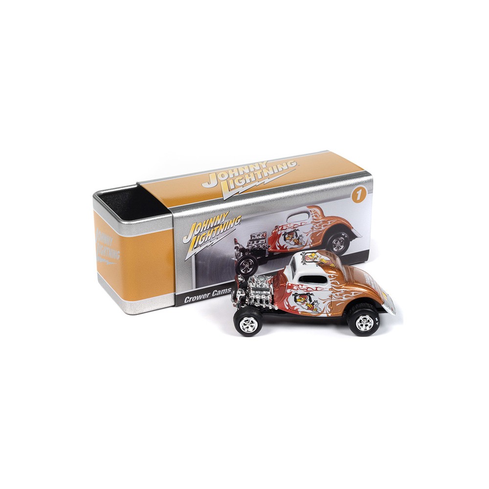 Johnny Lightning Pro Collector Storage Tin 2023 Release 3A - 1934 Ford Coupe