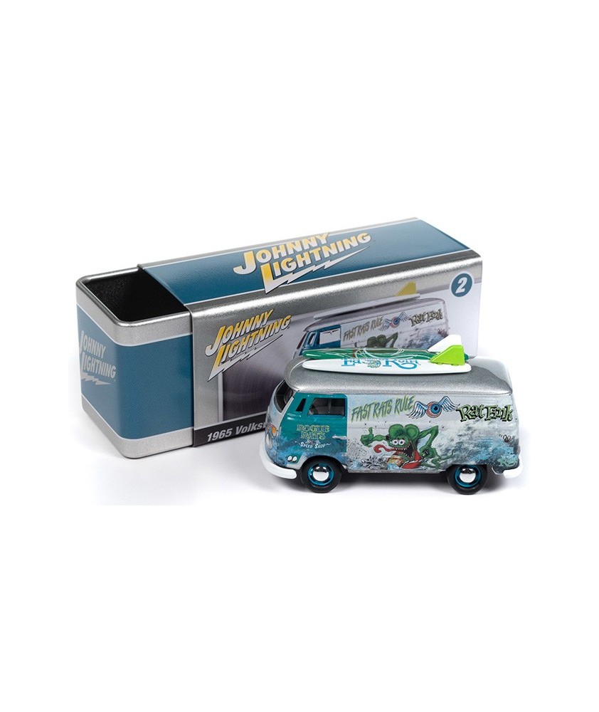 Johnny Lightning Pro Collector Storage Tin 2023 Release 3A - 1965 Volkswagen Type 2 Transporter