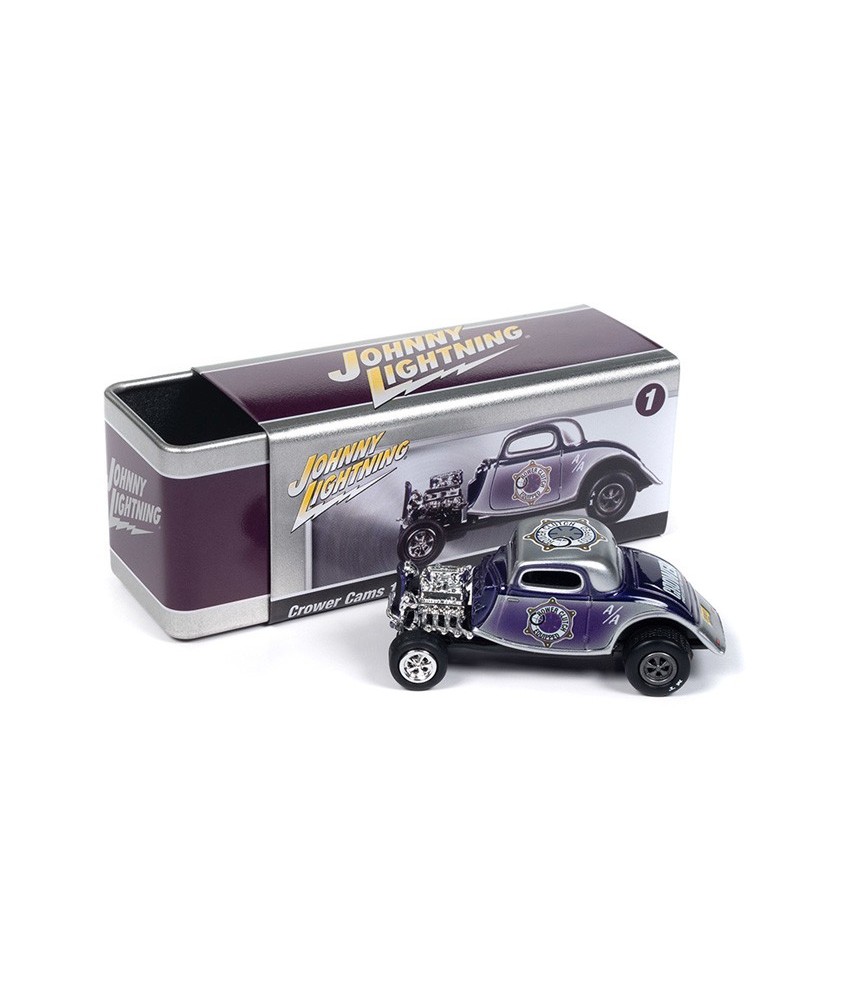 Johnny Lightning Pro Collector Storage Tin 2023 Release 3B - 1934 Ford Coupe