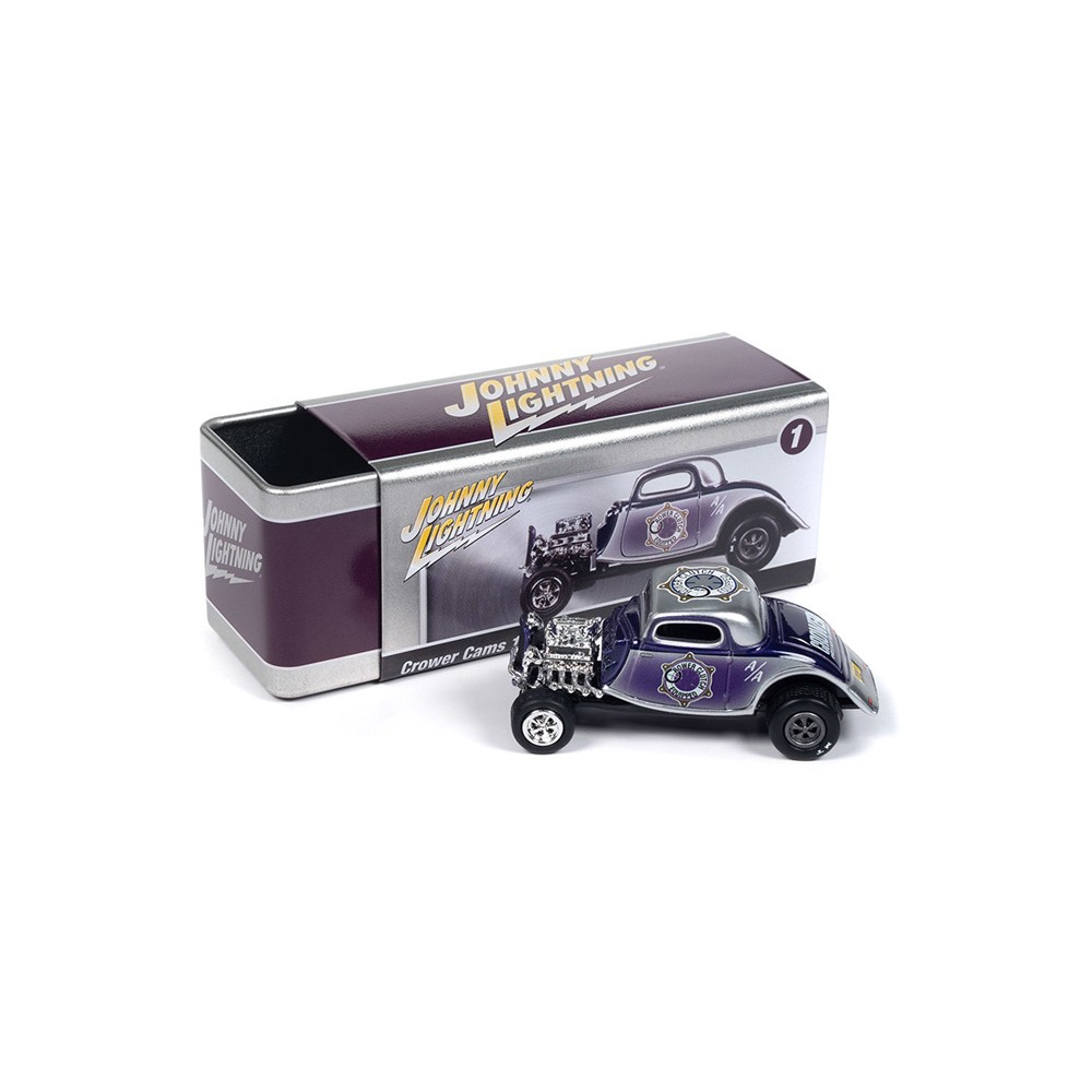 Johnny Lightning Pro Collector Storage Tin 2023 Release 3B - 1934 Ford Coupe
