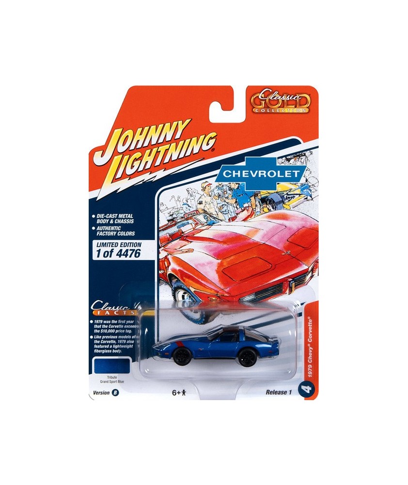 Johnny Lightning Classic Gold - 1979 Chevy Corvette