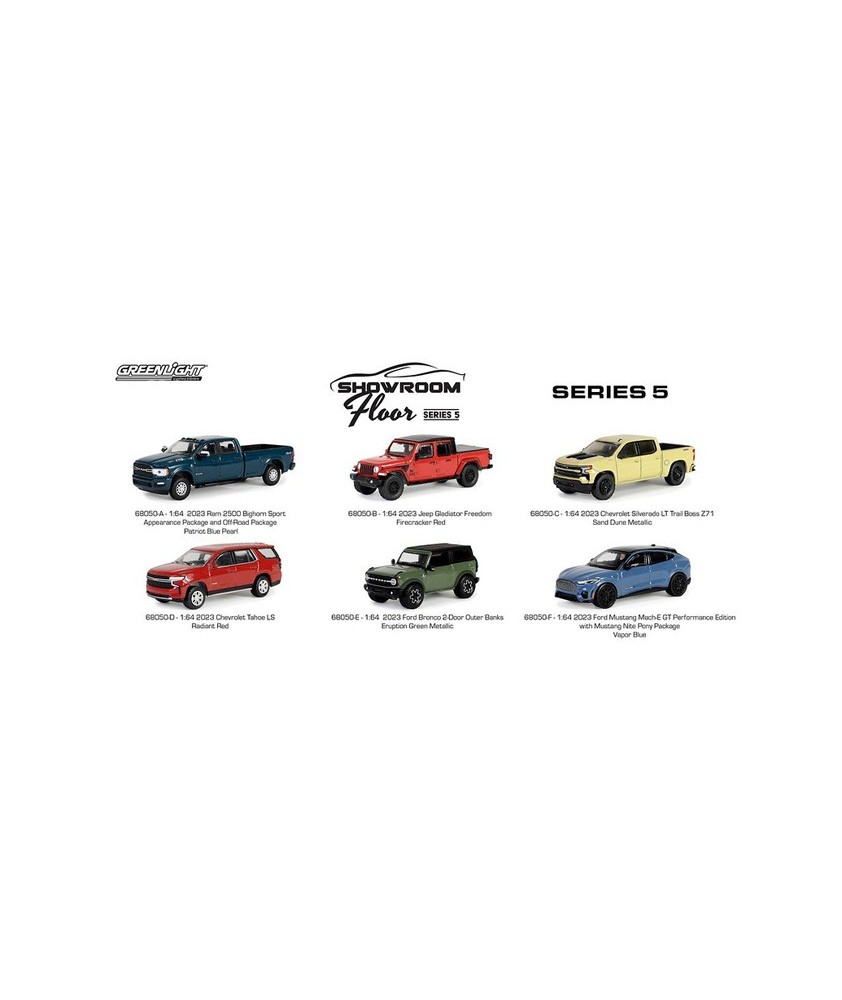 Greenlight Showroom Floor Series 5 - Six Car Set