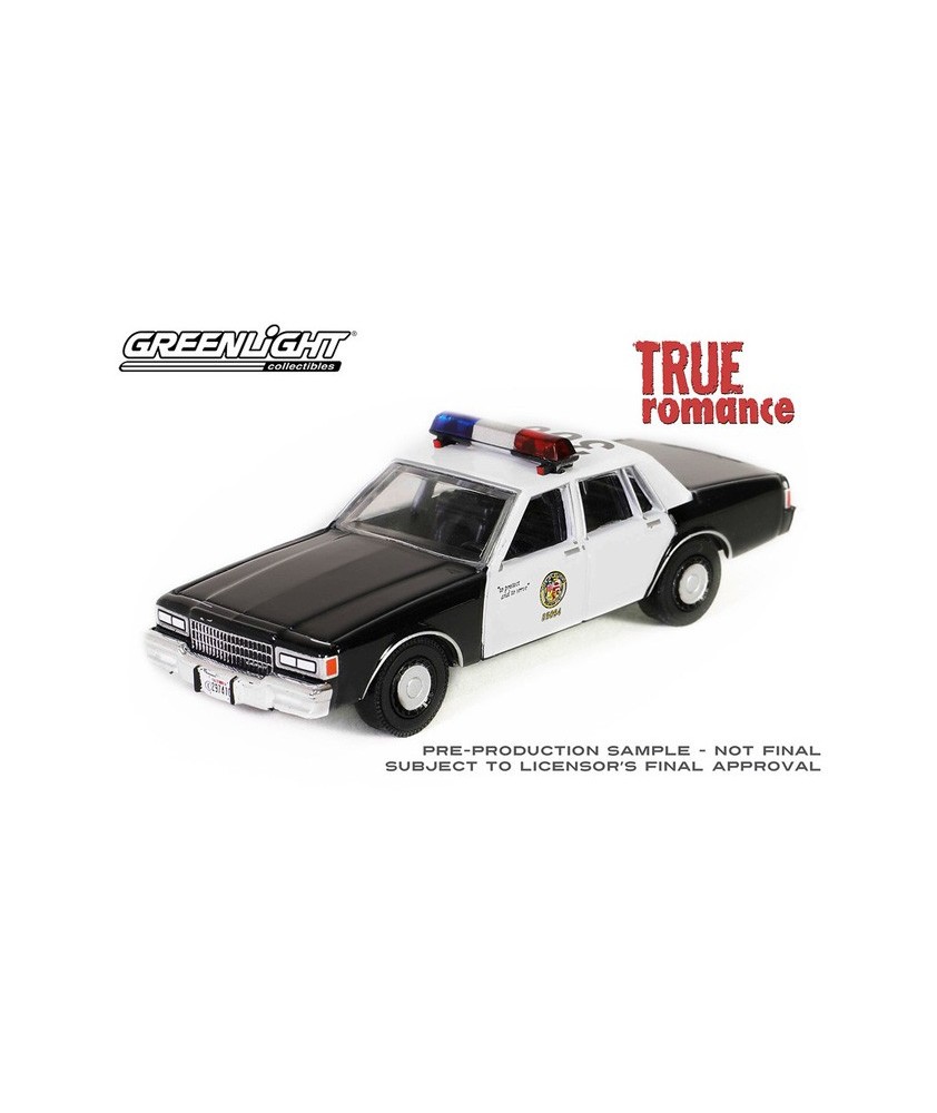 Greenlight Hollywood Series 41 - 1986 Chevrolet Caprice Police Car True Romance