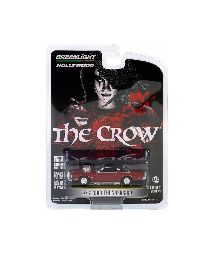 2024 Greenlight Hollywood Collectible The Crow 1973 Ford Thunderbird Chase  🔥👀