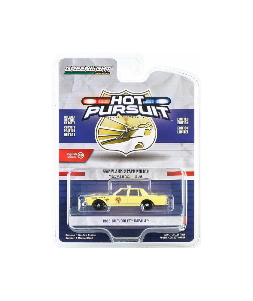 Greenlight Hot Pursuit Series 45 - 1983 Chevrolet Impala Police Car