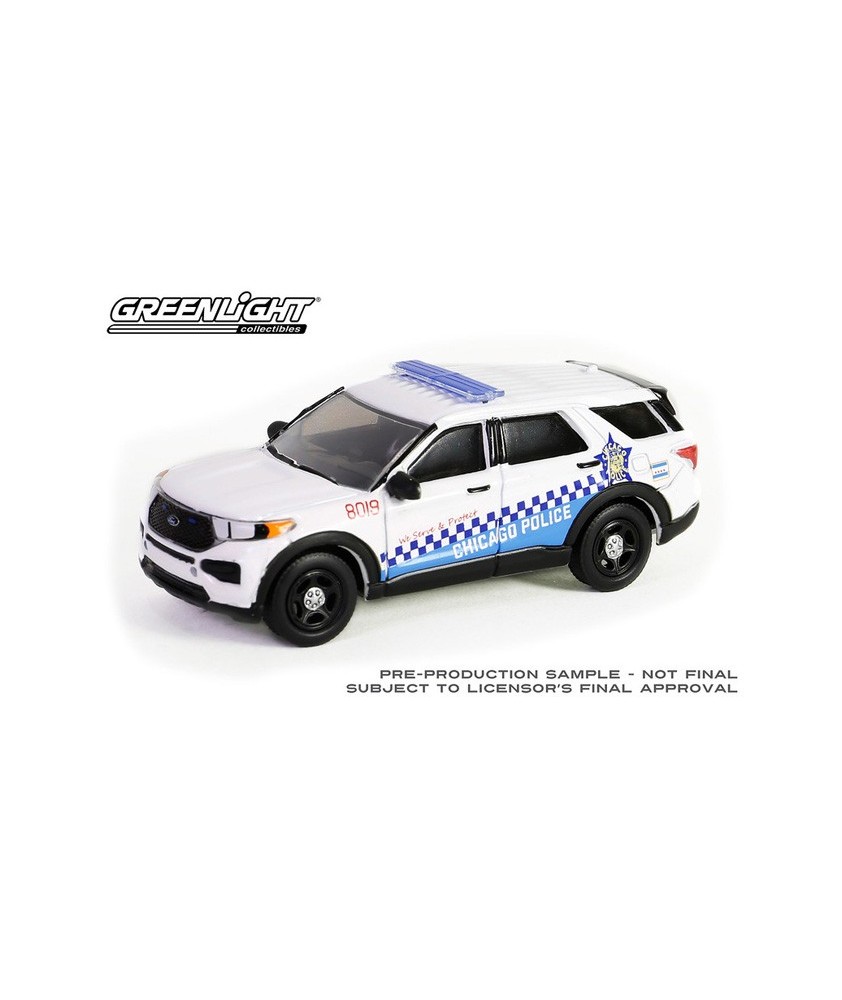 Greenlight Hot Pursuit Series 45 - 2019 Ford Police Interceptor Utility Chicago Police Department