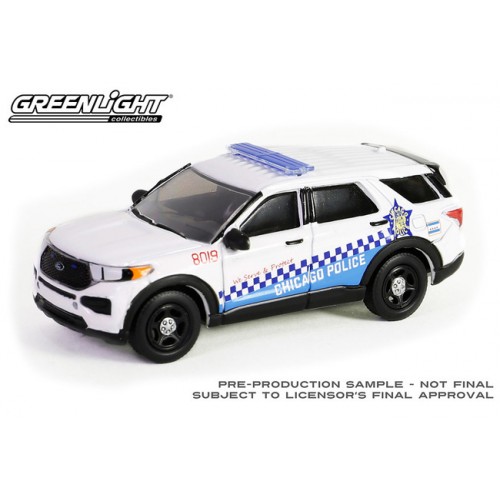 Greenlight Hot Pursuit Series 45 - 2019 Ford Police Interceptor Utility Chicago Police Department